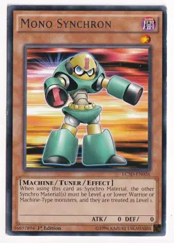 1x (MP) - Mono Synchron - LC5D-EN026 - Rare - 1st Edition YuGiOh - Image 1