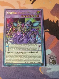 Yugioh! Starving Venemy Dragon - BROL-EN034 - Secret Rare - 1st Edition NM - Image 1