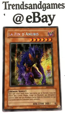 YUGIOH - LA FIN D'ANUBIS - AST-FR000 - SECRET RARE - NEAR MINT ANCIENT SANCTUARY - Image 1