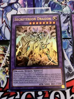 Secreterion Dragon Ultra Rare DUAD-EN037 Duelist's Advance 1st Edition Yugioh! - Image 1