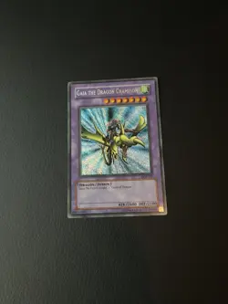 YuGiOh: Gaia the Dragon Champion LOB-125; Reverse foil misprint - Image 1