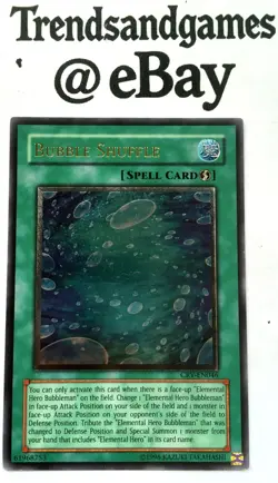 YUGIOH - BUBBLE SHUFFLE - CRV-EN046 - ULTIMATE RARE - NEAR MINT - CYBERNETIC REV - Image 1
