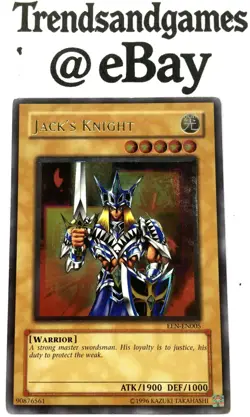 YUGIOH - JACKS'S KNIGHT - EEN-EN005 - EXCELLENT - ULTIMATE - ELEMENTAL ENERGY UK - Image 1