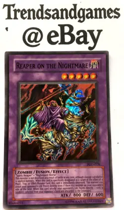 YUGIOH - REAPER ON THE NIGHTMARE - PGD-078 - SUPER RARE - NM PHARAONIC GUARDIAN - Image 1