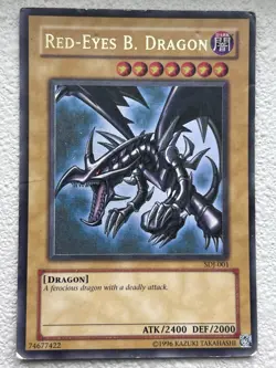 4x Yugioh! Red-Eyes B Dragon - SDJ-001 - Ultra Rare - Unlimited LP-MP - Image 2