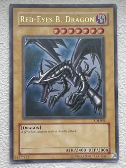 4x Yugioh! Red-Eyes B Dragon - SDJ-001 - Ultra Rare - Unlimited LP-MP - Image 3