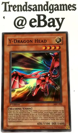 YUGIOH - Y-DRAGON HEAD - MFC-005 - MAGICIAN FORCE - SUPER RARE - NEAR MINT - UK - Image 1