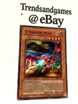YUGIOH - Y-DRAGON HEAD - MFC-005 - MAGICIAN FORCE - SUPER RARE - NEAR MINT - UK - Image 2
