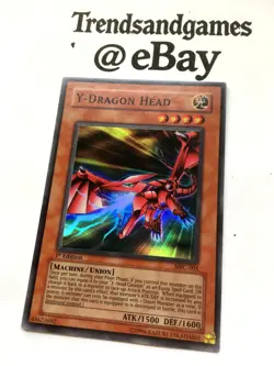YUGIOH - Y-DRAGON HEAD - MFC-005 - MAGICIAN FORCE - SUPER RARE - NEAR MINT - UK - Image 3