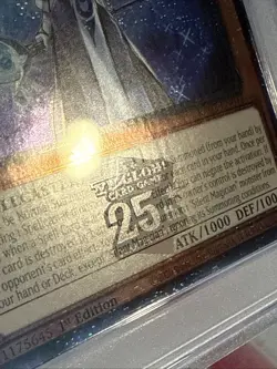 2024 Yugioh Psa 10 Silent Magician Quarter Century Secret Rare Ra02-En012 - Image 2
