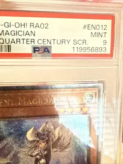 2024 Yugioh Psa 10 Silent Magician Quarter Century Secret Rare Ra02-En012 - Image 4