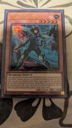 Yugioh K9-17 Izuna - JUSH-EN031 - Ultra Rare NM - Image 1