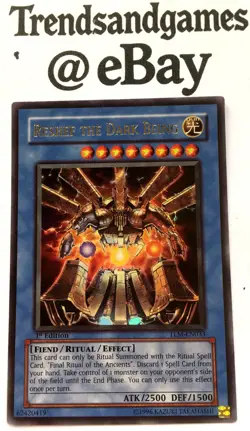 YUGIOH - RESHEF THE DARK BEING - TLM-EN033 - 1ST ED - ULTRA RARE - NEAR MINT UK - Image 1