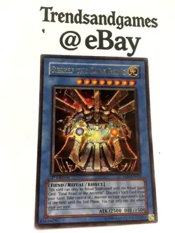 YUGIOH - RESHEF THE DARK BEING - TLM-EN033 - 1ST ED - ULTRA RARE - NEAR MINT UK - Image 2