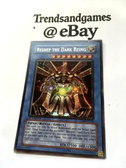 YUGIOH - RESHEF THE DARK BEING - TLM-EN033 - 1ST ED - ULTRA RARE - NEAR MINT UK - Image 3