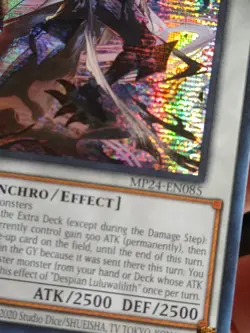 MP24-EN085 Despian Luluwalilith Prismatic Secret Rare 1st Edition YuGiOh Card NM - Image 4