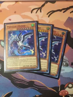 3x PARALLEL EXCEED MONSTER UNLIMITED OP14-EN007 SUPER RARE YUGIOH - Image 1