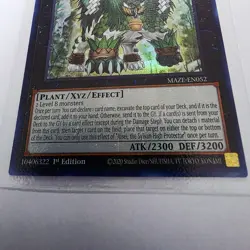 YuGiOh Alsei the Sylvan High Protector MAZE-EN052 Collector’s Rare 1st Ed - Image 2