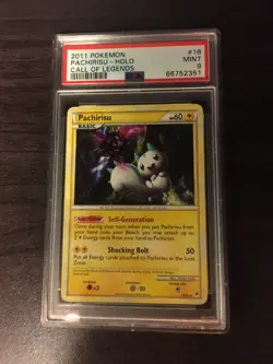 PSA 9 - PACHIRISU - 2011 Call of Legends Holo Rare Pokemon Card - 18/95 - Image 1