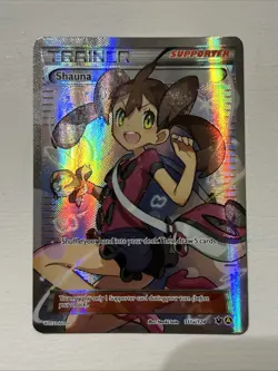 Pokemon XY Shauna Trainer Holo Ultra Rare Full Art Promo Card 111a/124 - Image 1