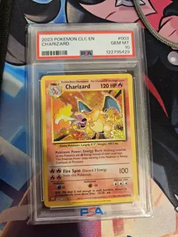 Charizard 003/034 Trading Card Game Classic Holo PSA 10 - Image 1