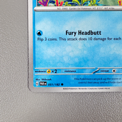 Pokemon TCG Card - Wiglett 51/182 Common | 2023 Paradox Rift | NM/Mint - Image 4