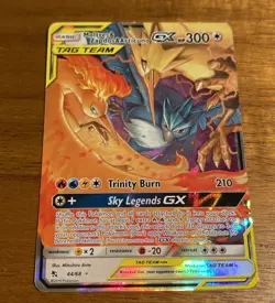 Moltres & Zapdos And Articuno GX Tag Team Pokemon Card Holo RARE - Image 1