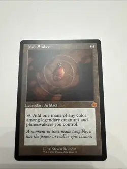 Mox Amber the Brothers' War Retro Frame Mythic Rare Legendary MTG Card - Image 1