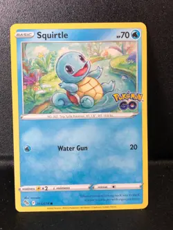 Squirtle 15/78 Pokemon TGC Pokemon Go NM - Image 1