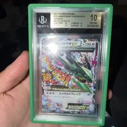2021 Pokemon 25th Anniversary Japanese M Rayquaza Ex #24 BGS 10 Pristine - Image 1