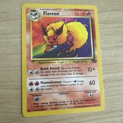 Pokemon TCG Flareon Jungle 19/64 - Image 1