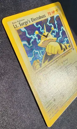 Pokemon Lt. Surge’s Electabuzz 6/132 Holo Gym Heroes – LP - Image 4