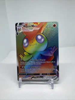 Pokemon Victini VMAX Secret Rare Holo SWSH05: Battle Styles 2021 165/163 NM - Image 2