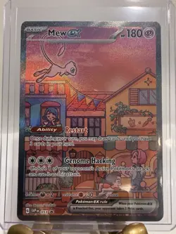Pokemon TCG Mew ex SVP EN 053 Black Star Promo — Scarlet & Violet 151 UPC Promo - Image 1