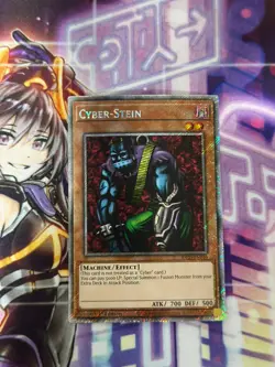 Yugioh Cyber-Stein Platinum Secret Rare RA03 - Image 1