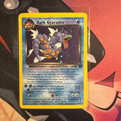 Pokemon Dark Gyarados TCG Team Rocket Prerelease Card 8/82 Holo - Image 1