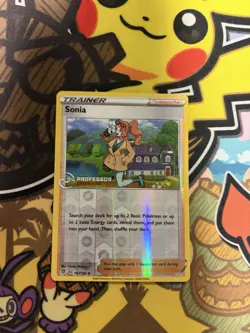 Pokemon TCG Sonia 167/172 Professor Program Stamped Promo Card - Image 1