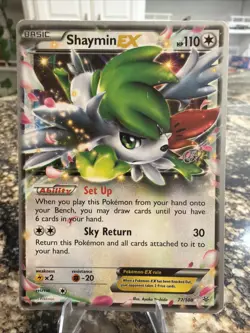 Pokemon Shaymin EX 77/108 Ultra Rare World Championship Deck 2015 Card - Image 1