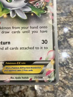 Pokemon Shaymin EX 77/108 Ultra Rare World Championship Deck 2015 Card - Image 4