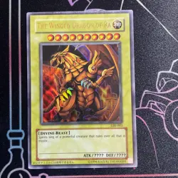 Yugioh YuGiOh! The Winged Dragon of Ra GBI-003 Ultra Rare Egyptian God Card - Image 1