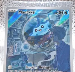 Mantyke 189/182 Holo Illustration Rare Paradox Rift Pokemon Card TCG Pokemon PSA - Image 2