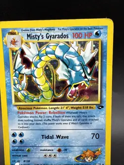 Misty's Gyarados #13 Pokemon Gym Challenge Holo Pokemon Card 13/132 - Image 3