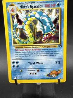 Misty's Gyarados #13 Pokemon Gym Challenge Holo Pokemon Card 13/132 - Image 4