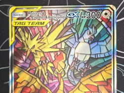 Pokemon Moltres Zapdos Articuno GX SM210 Tag Team Hidden Fates Promo Card - Image 4