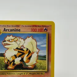Arcanine 23/102 - Uncommon 1999 English Base Set Pokemon Card - Near Mint & LP - Image 2