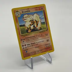 Arcanine 23/102 - Uncommon 1999 English Base Set Pokemon Card - Near Mint & LP - Image 5
