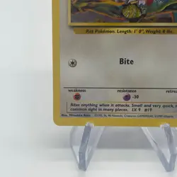 Rattata 61/102 - Common 1999 English Base Set Pokemon Card - Near Mint NM & LP - Image 4