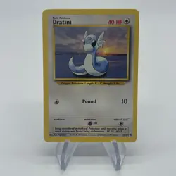 Dratini 26/102 - Uncommon 1999 English Base Set Pokemon Card - Near Mint NM & LP - Image 1