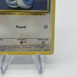 Dratini 26/102 - Uncommon 1999 English Base Set Pokemon Card - Near Mint NM & LP - Image 5