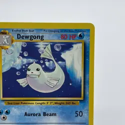 Dewgong 25/102 - Uncommon 1999 English Base Set Pokemon Card - Near Mint & LP - Image 3